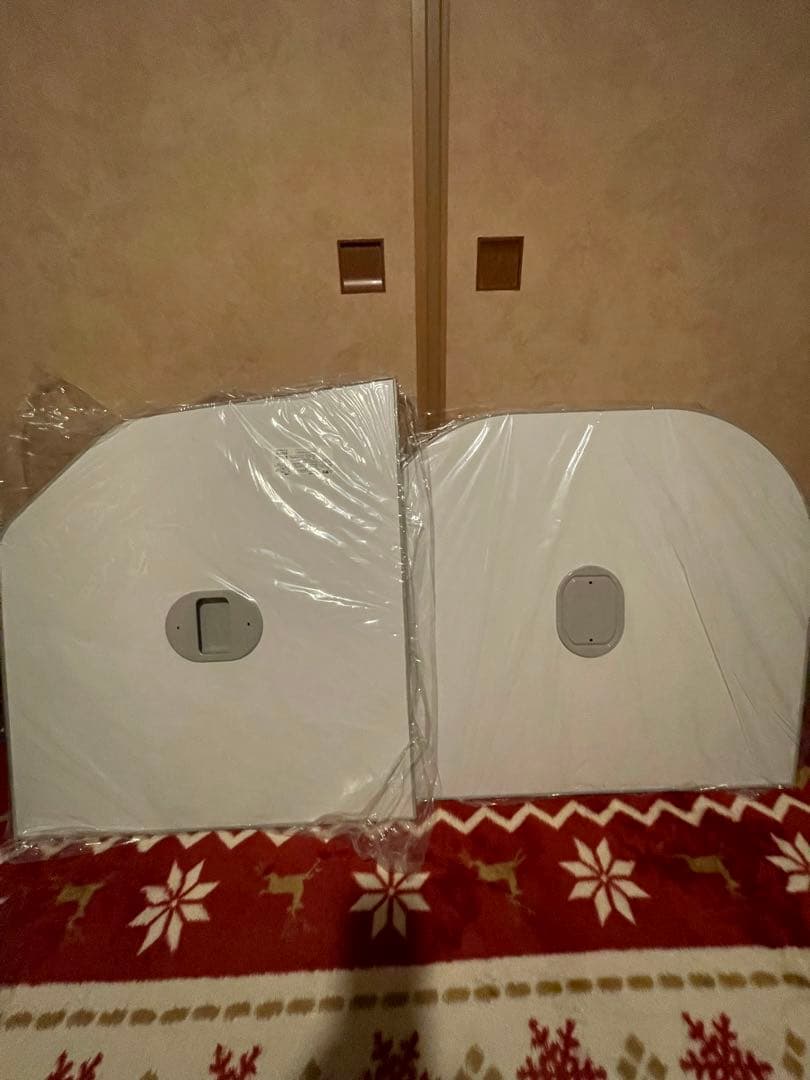 新しい風呂ふた 2枚セット ホワイト