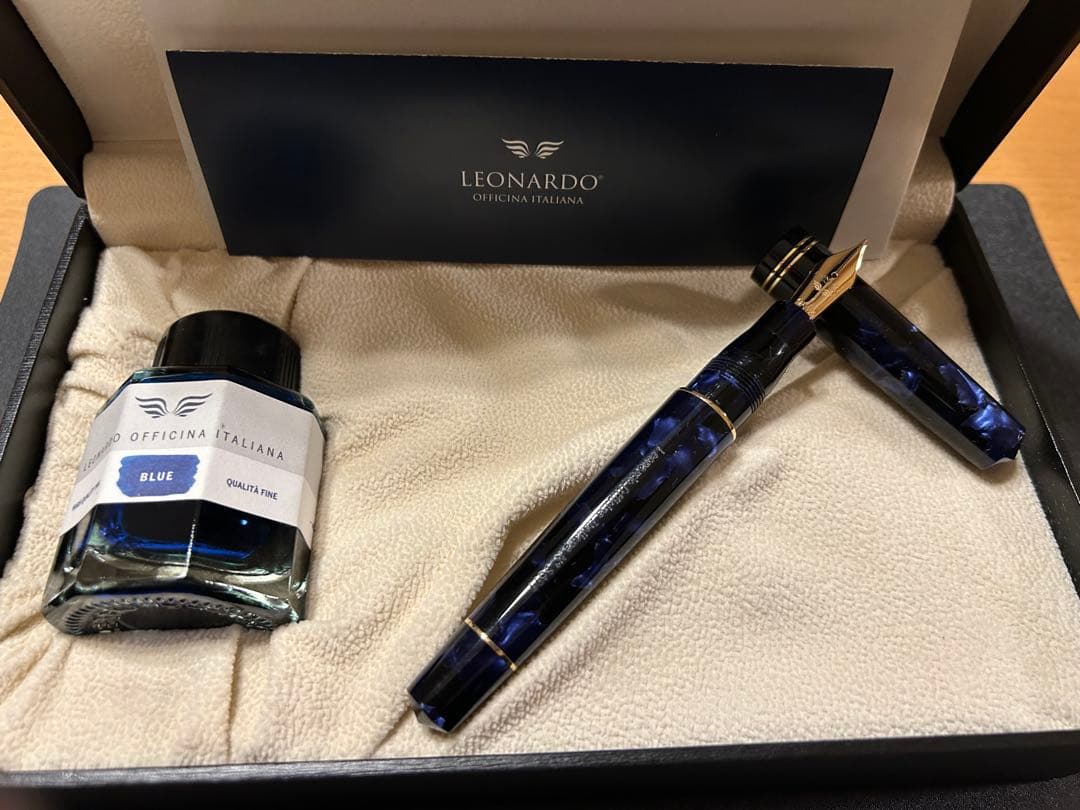 本日最終値下げ！！レオナルド万年筆 モーメントゼロ14k