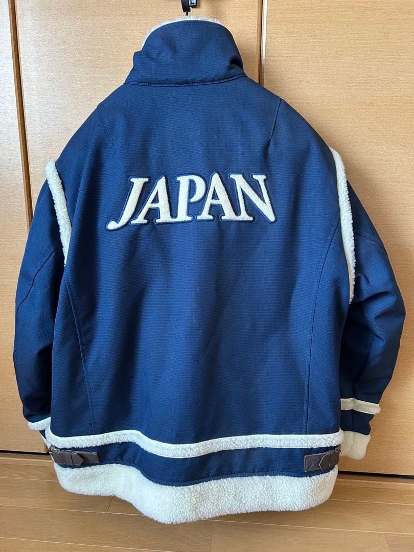 MIZUNO サイズL冬季長野オリンピックジャケット ネイビー