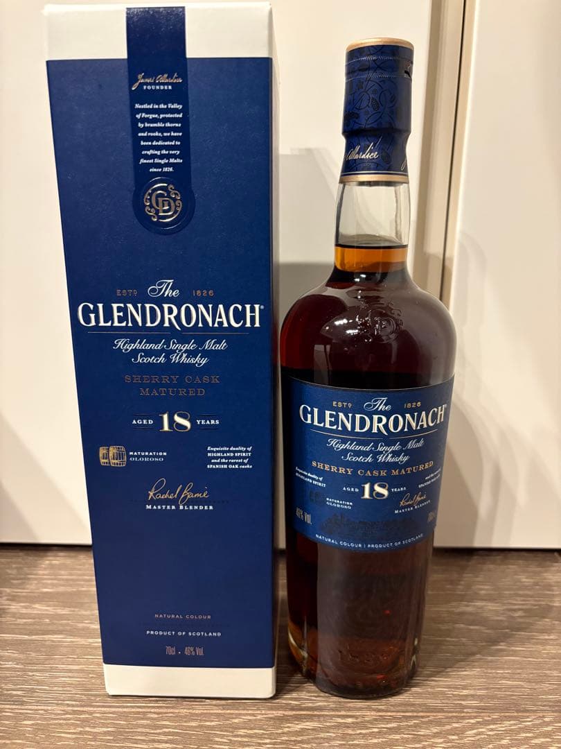 グレンドロナック18年 箱付き