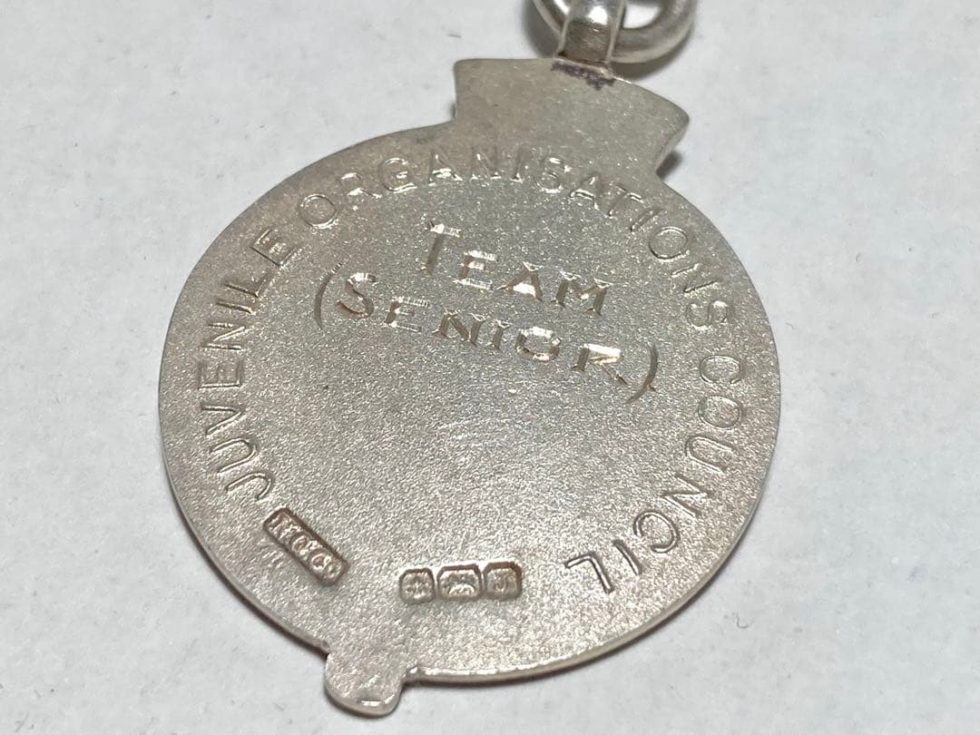 フォグ付純銀製*アルバートチェーン 1893 *スターリングシルバー(925銀)