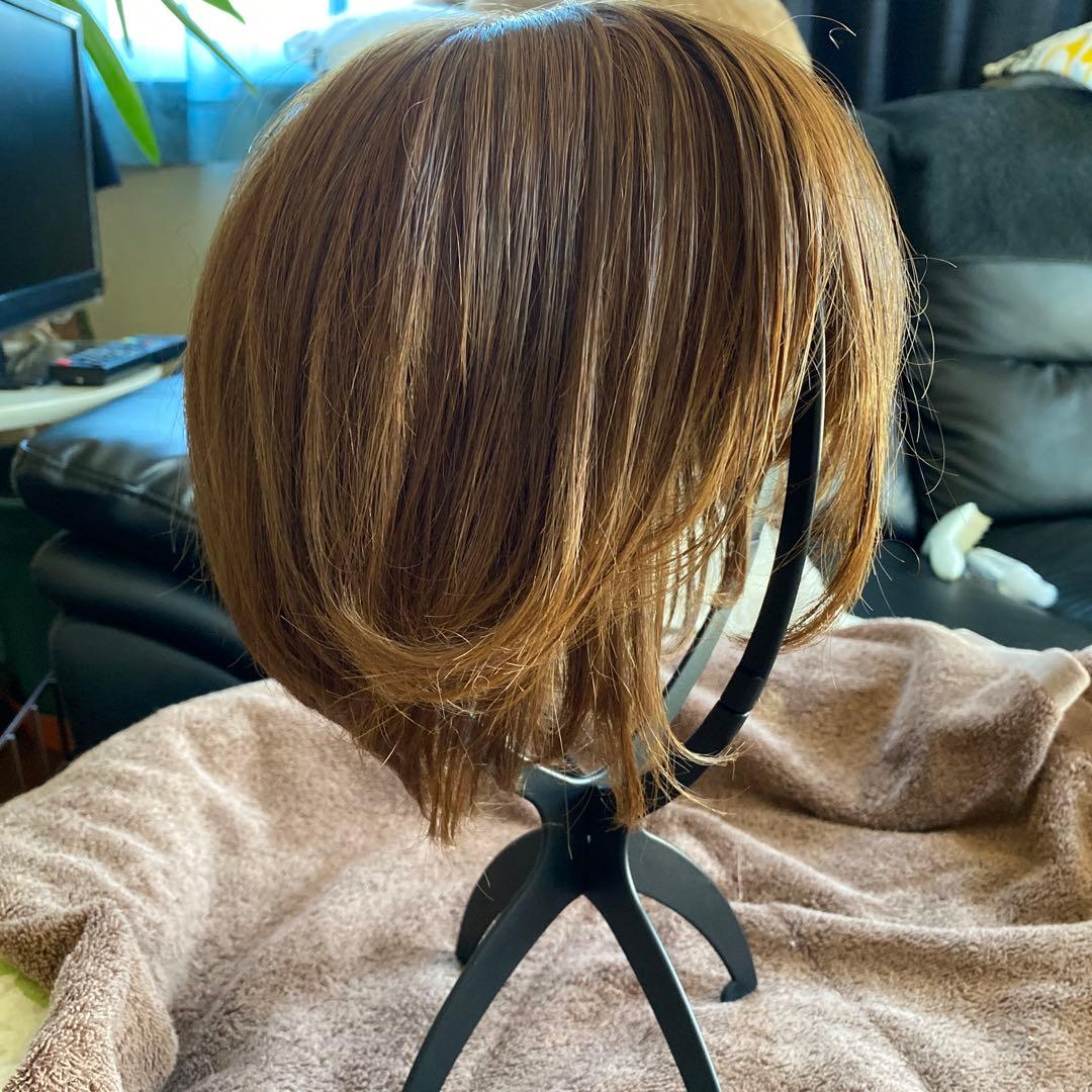 大幅値下げ‼️10万以上が70％以上オフ‼️ボブフルウィッグ(人毛、人工毛ミックス)