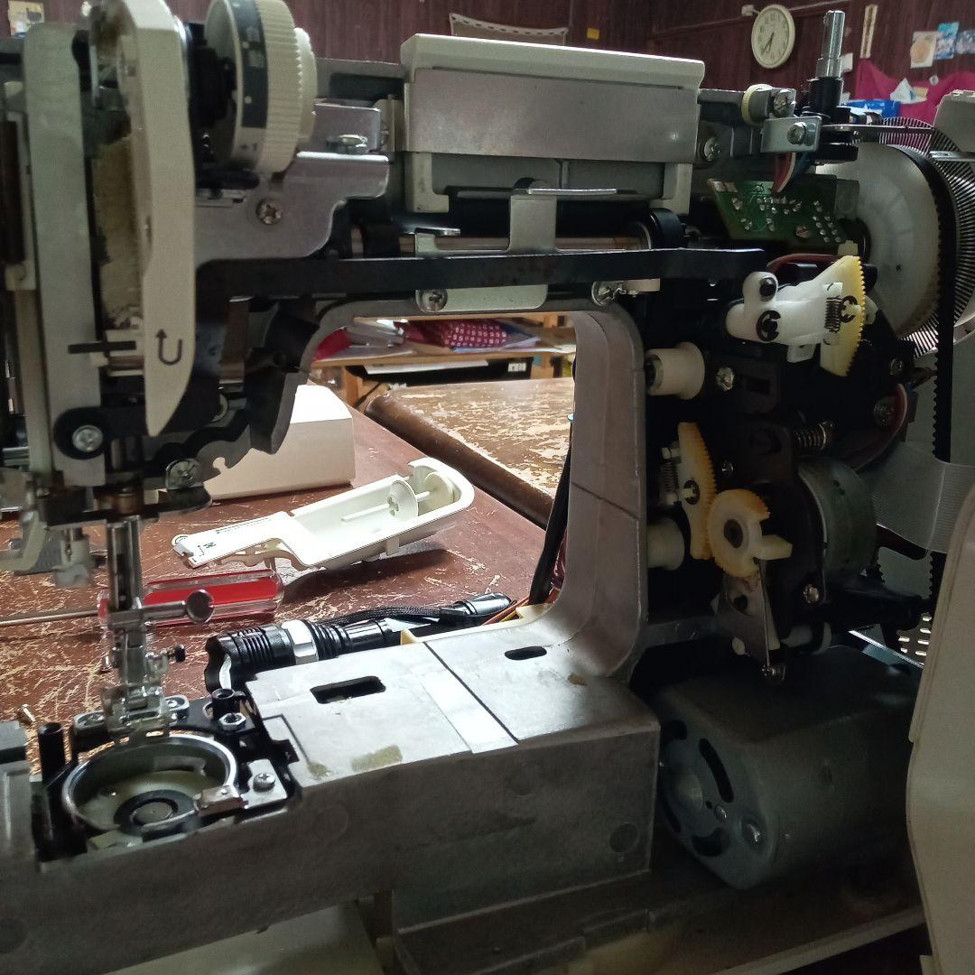 JUKIコンピュータミシン本体　HＺLーE85　分解整備済み