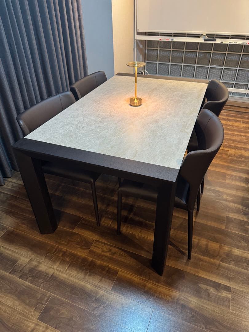 【グェン2/3回目】アルモニア｜ダイニングテーブルセット（チェア4脚）