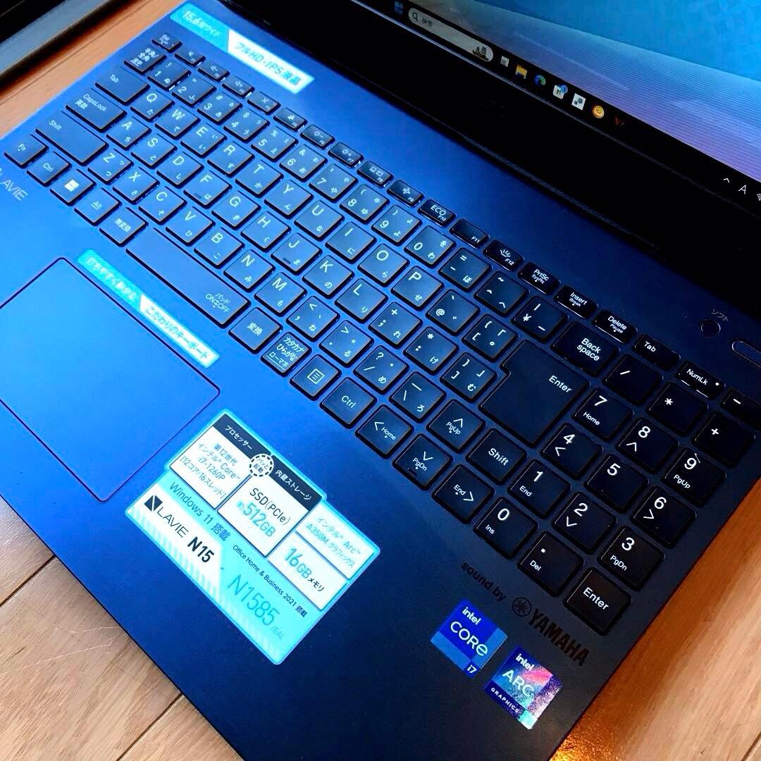 NEC LaVieN1585/EAL(新品M.2SSD 1TB)【2022年製】