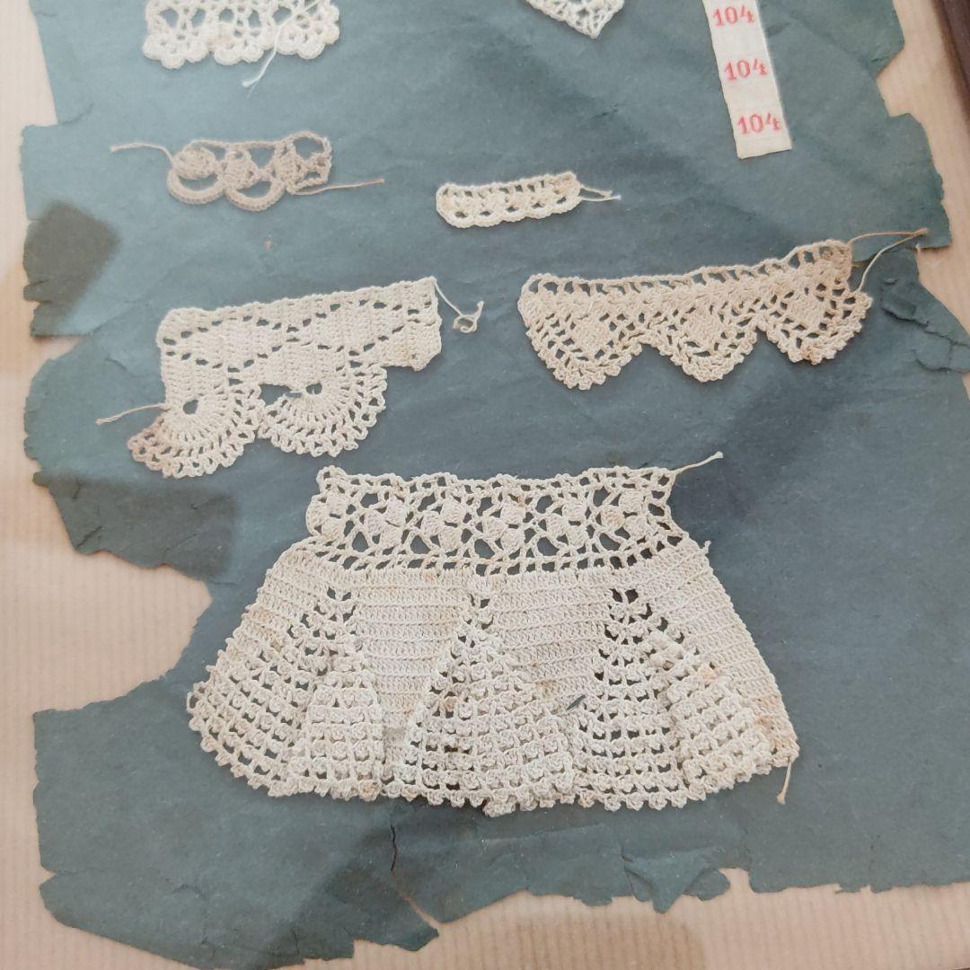 フランス アンティークレース 額装