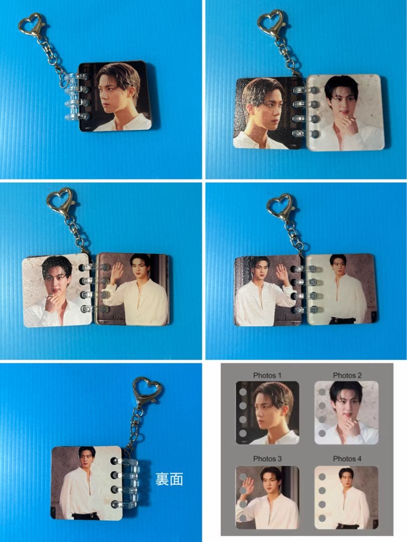 BTS Jungkookフィルムブックマーク・ホログラムフォトカード・ステッカー