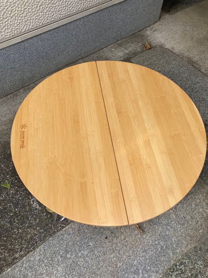  peak ワンアクション　ちゃぶ台　竹 M