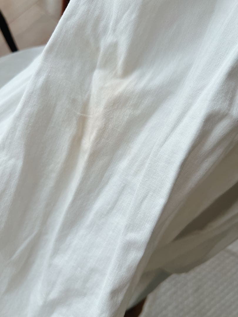 専用　希少！フランスアンティーク　ギャザースカート　アンティークコットン