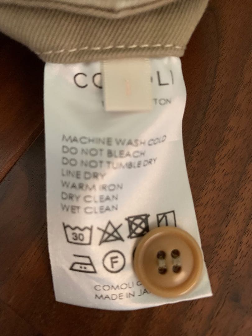 COMOLI ベルテッドチノ　サイズ1 K01-03006