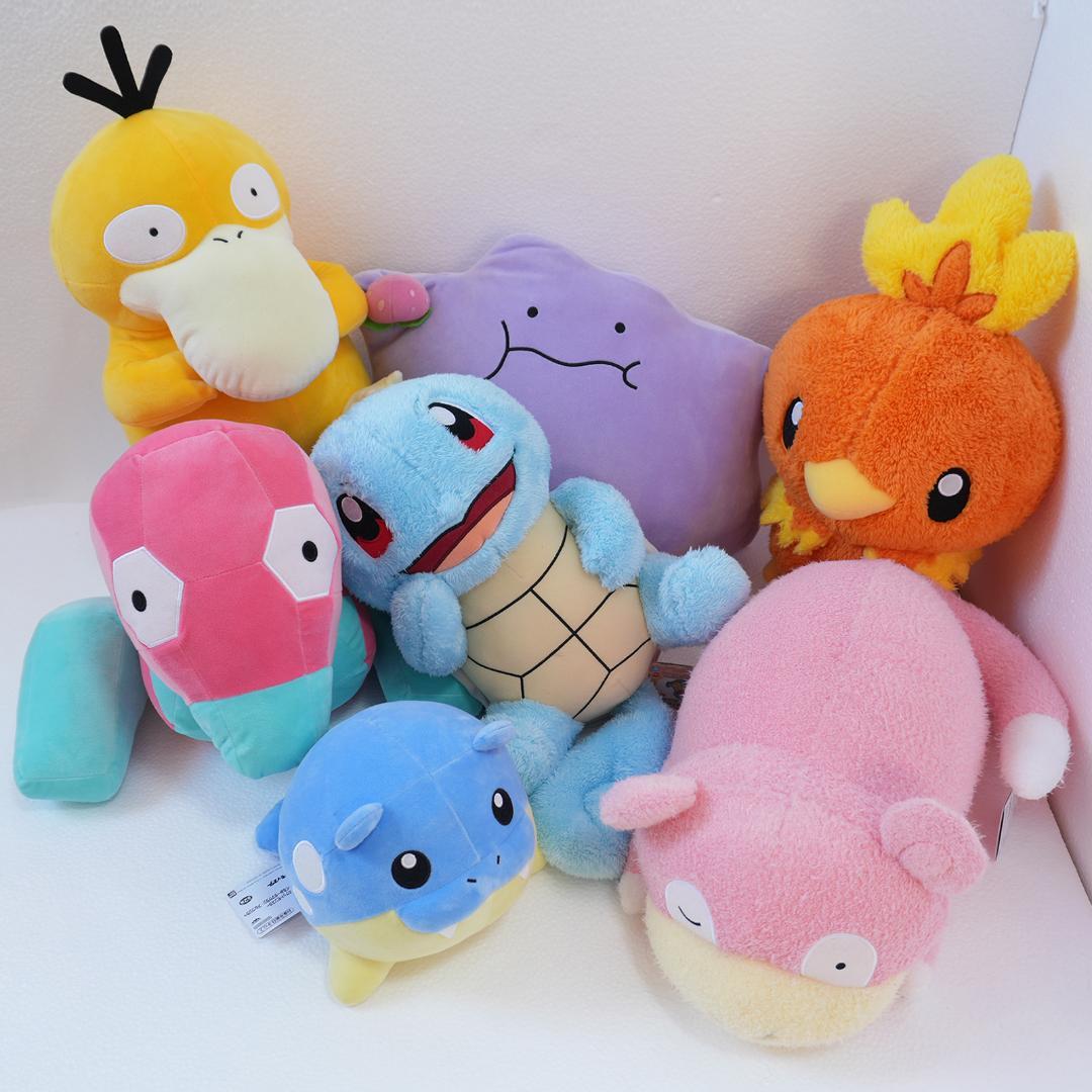 ポケットモンスターのぬいぐるみ タグ付き 7個まとめ ポケモンのぬいぐるみ