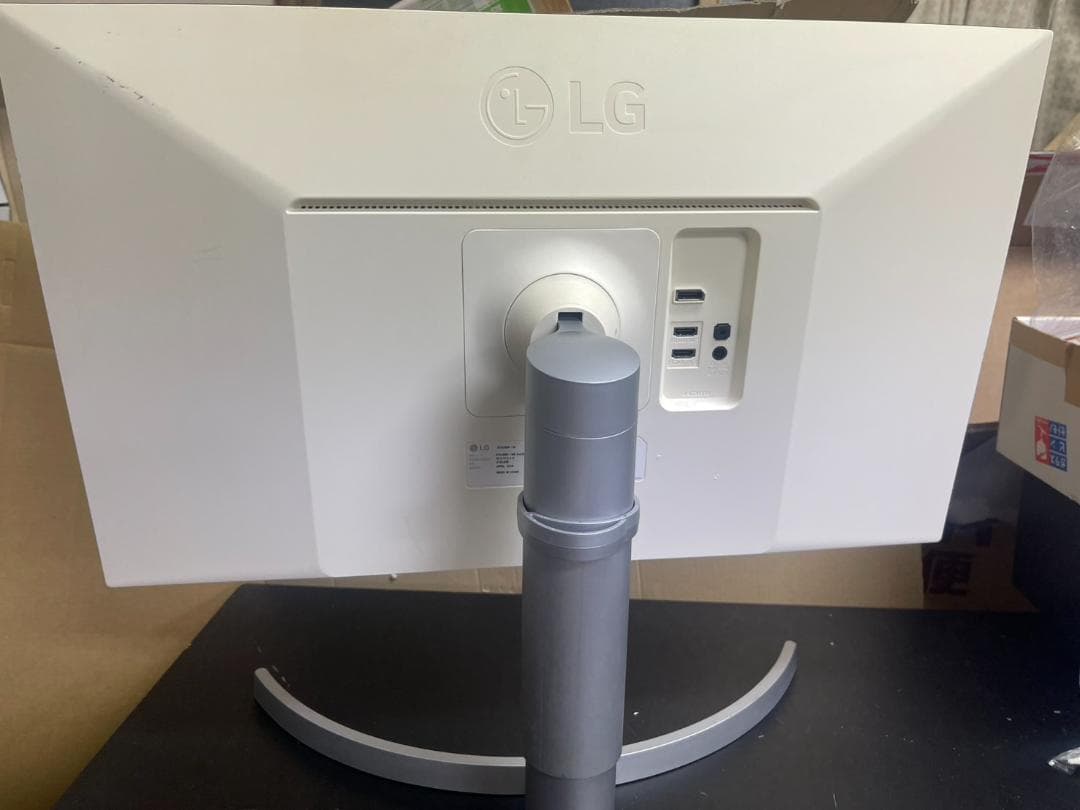 LG 27インチ 4K HDR対応 モニター 27UL650-W