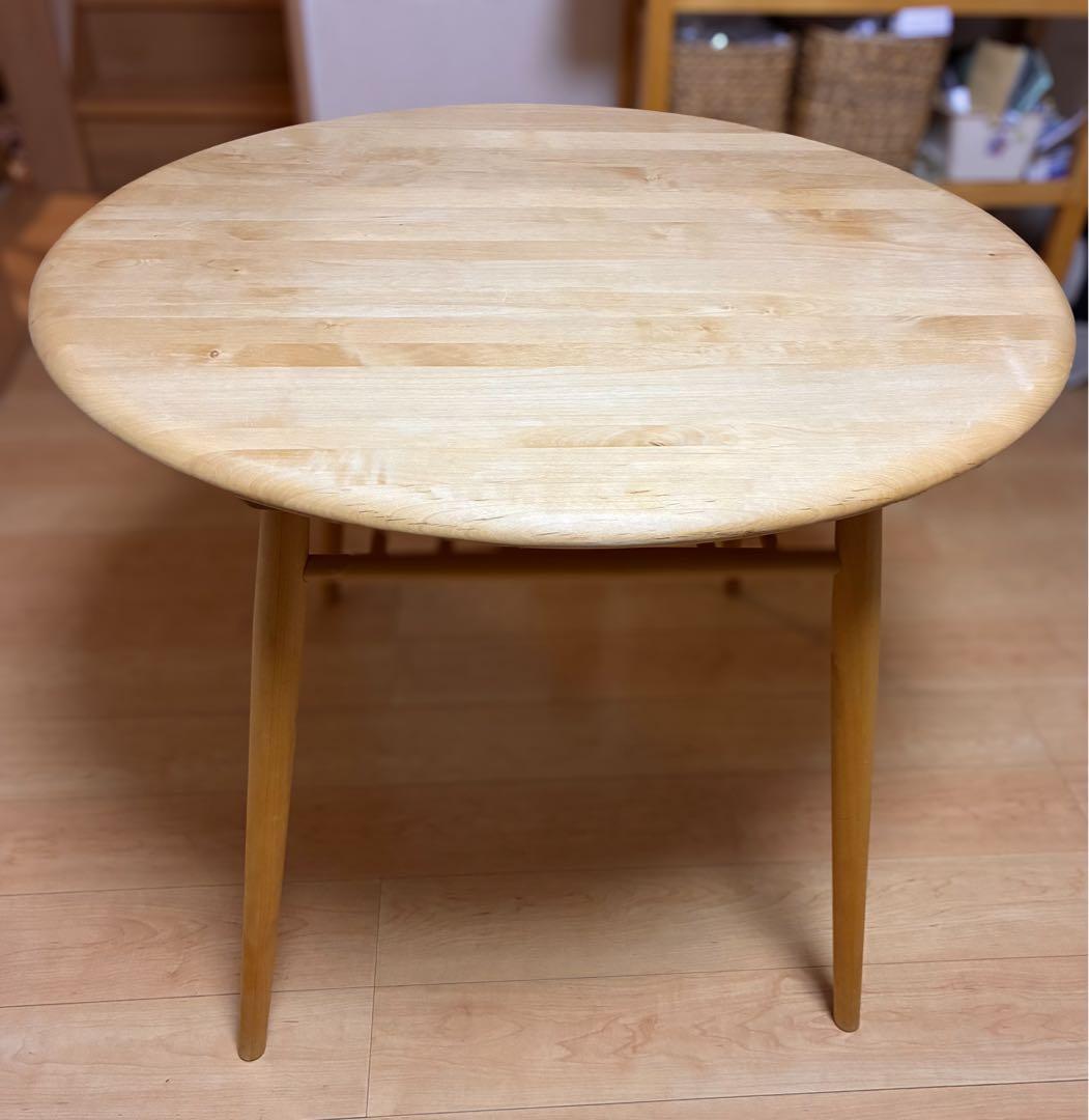 モモナチュラル 丸型ダイニングテーブル