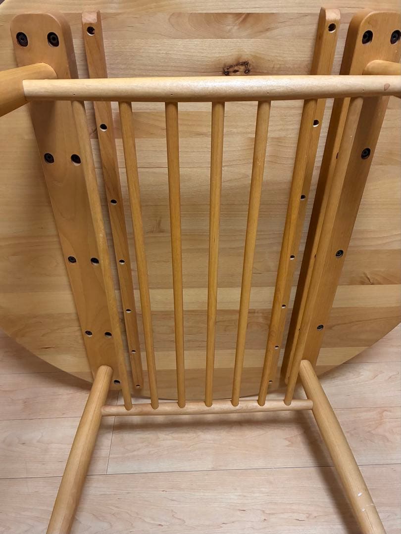 モモナチュラル 丸型ダイニングテーブル