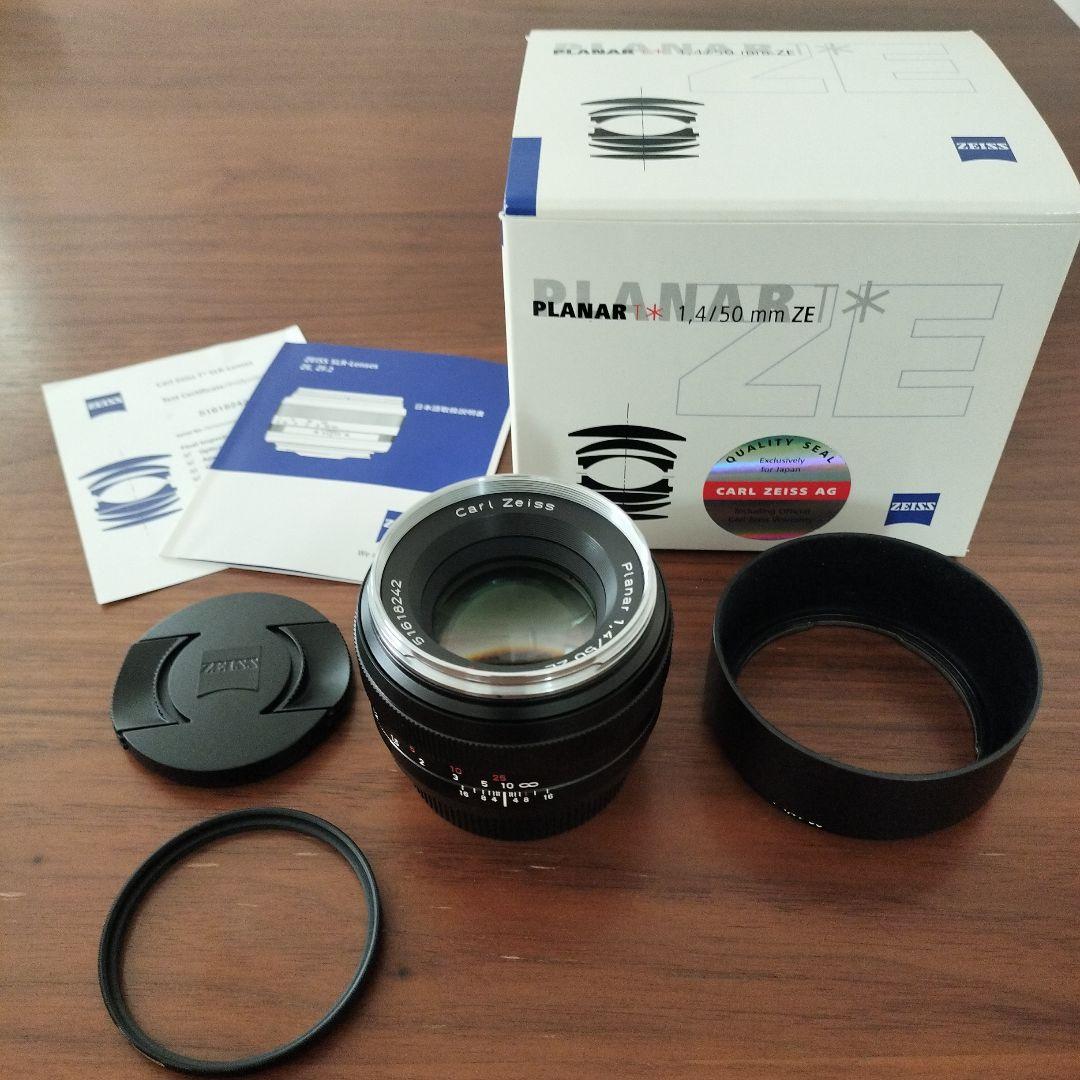 【美品】Planar T* 1.4/50 ZE zeiss カールツァイス