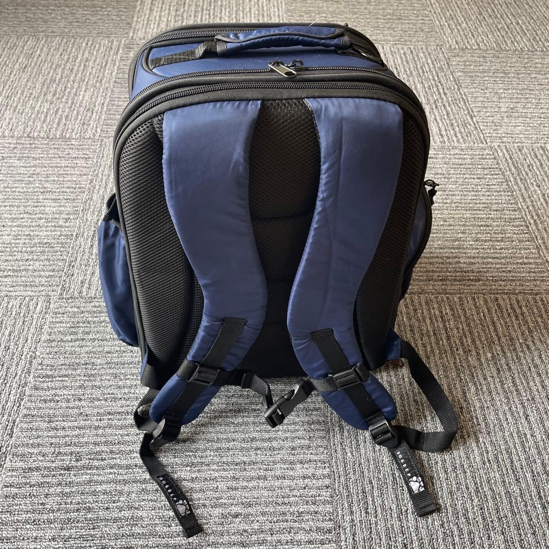 DOG DEPT ドッグデプト　伸縮リュックキャリー ネイビー ペット用