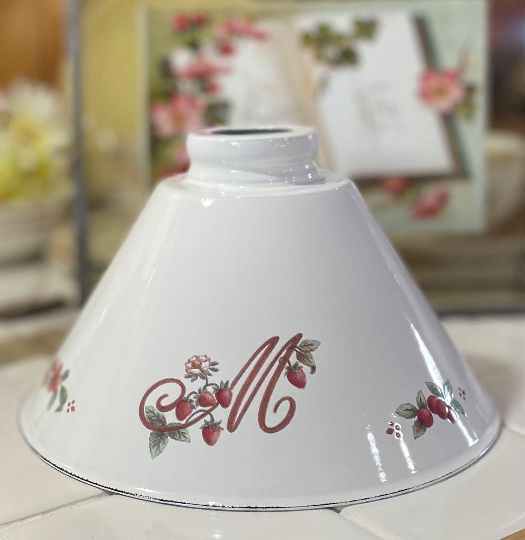 ◆「激レア」マニーロココホーローランプシェード