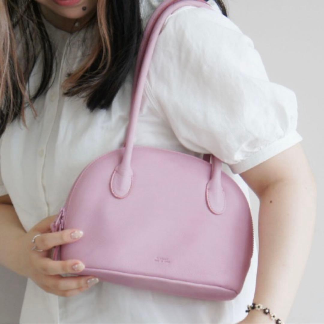 TIDEWAY TONE SMALL BOSTON ショルダーバッグ 桜 ピンク