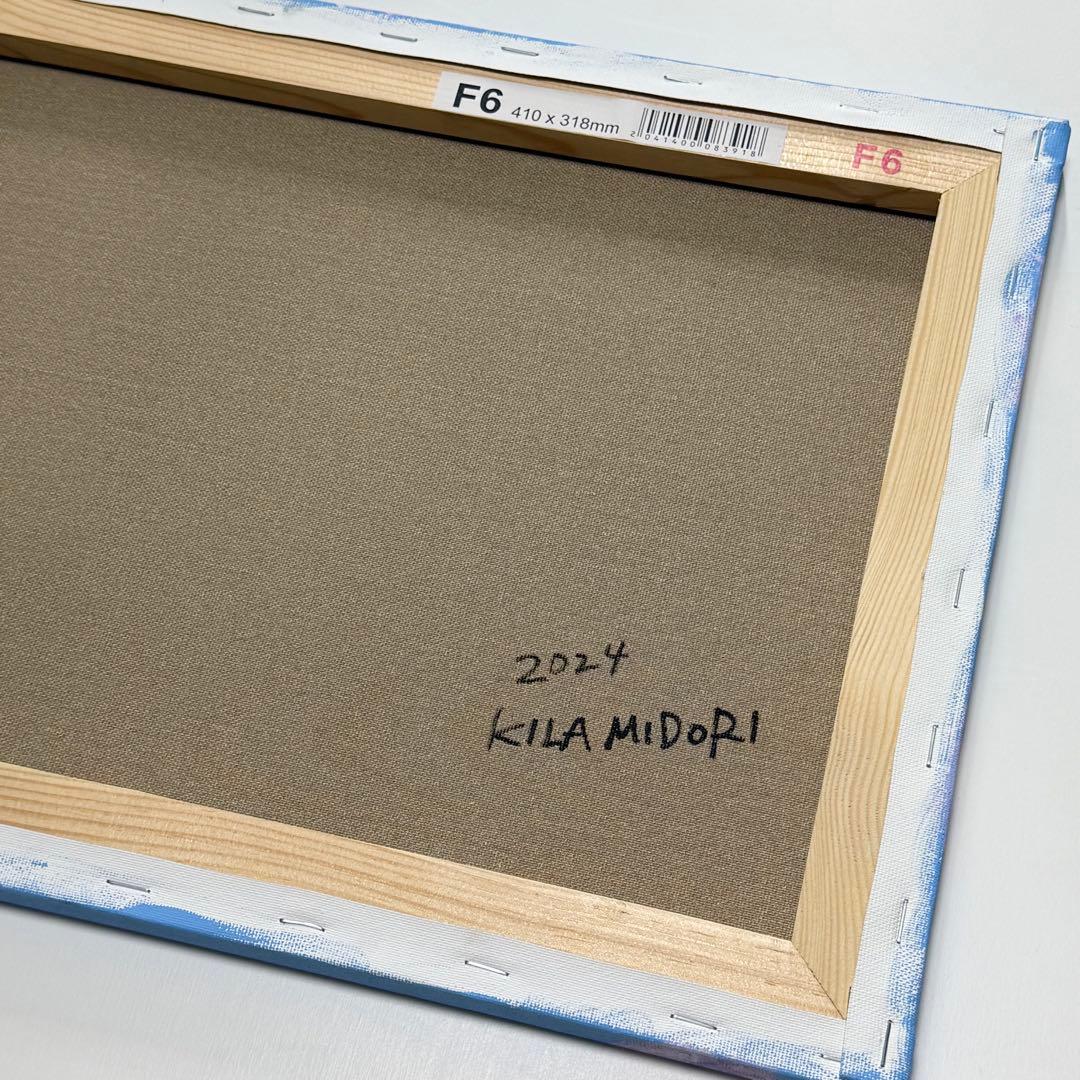個展　KILA MIDORI キャンバス原画　現代アート　油絵