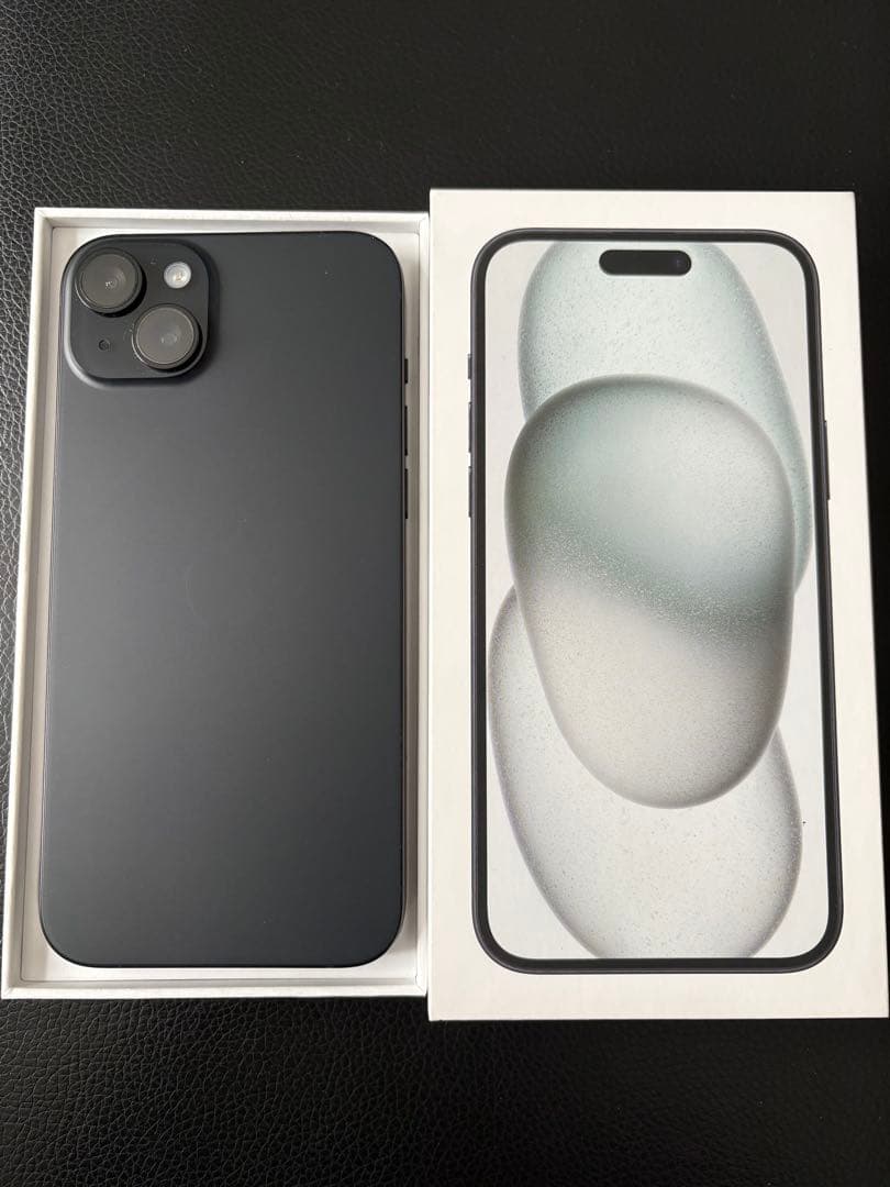 iPhone15Plus 128GB ブラック美品 バッテリー90%