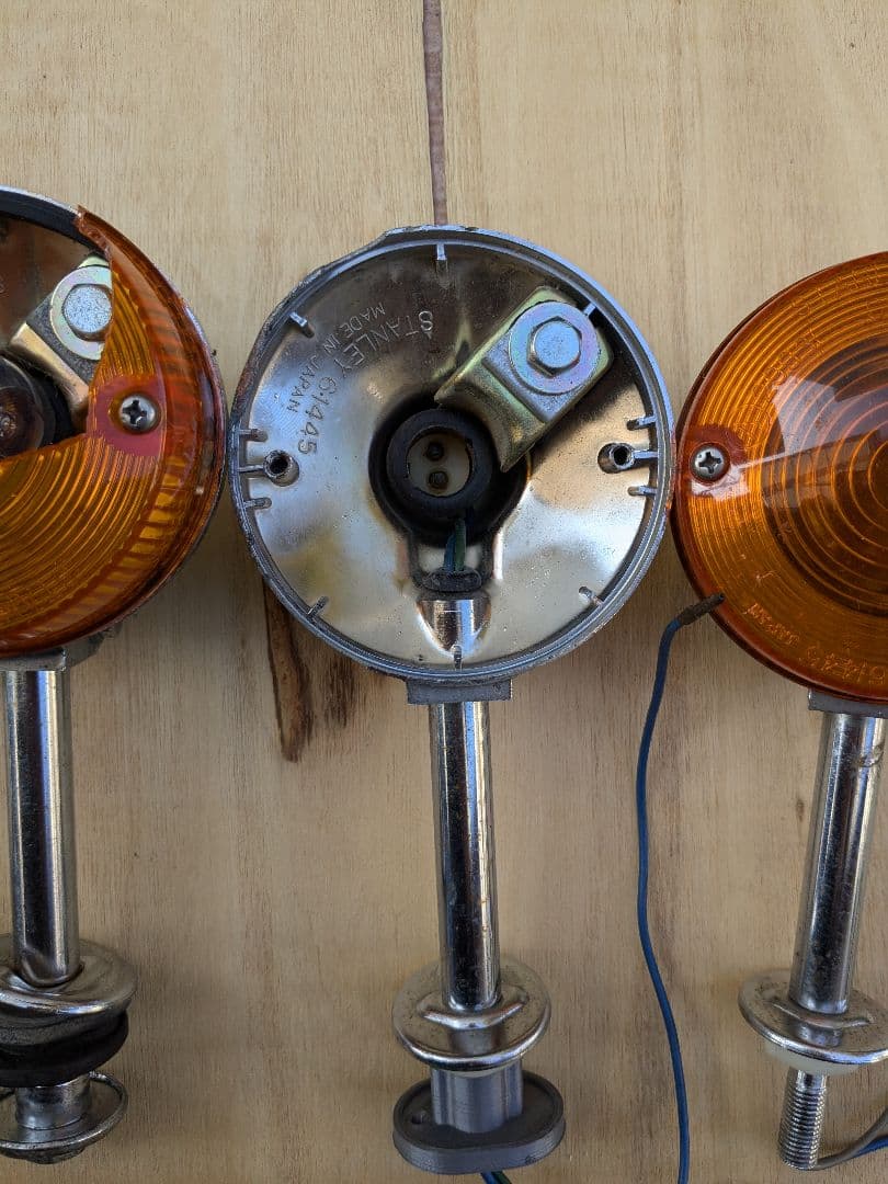 当時物　Z1 Z2 KZ1000 KZ650 ザッパー丸型ウィンカー 4個セット