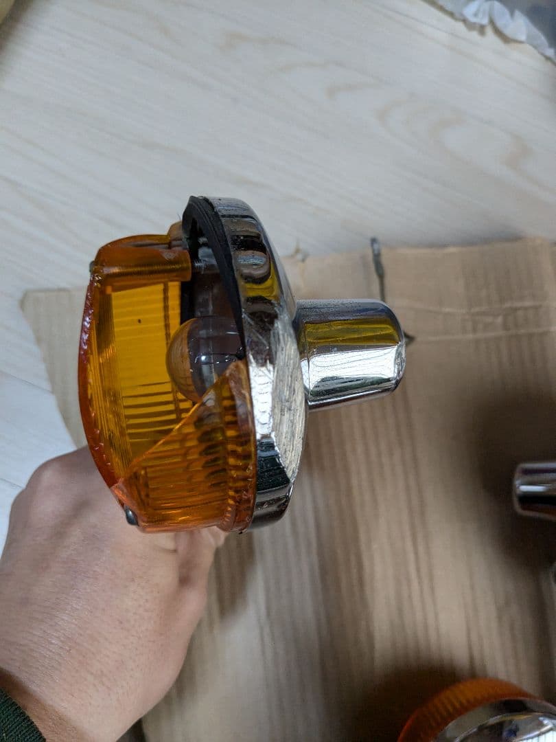 当時物　Z1 Z2 KZ1000 KZ650 ザッパー丸型ウィンカー 4個セット