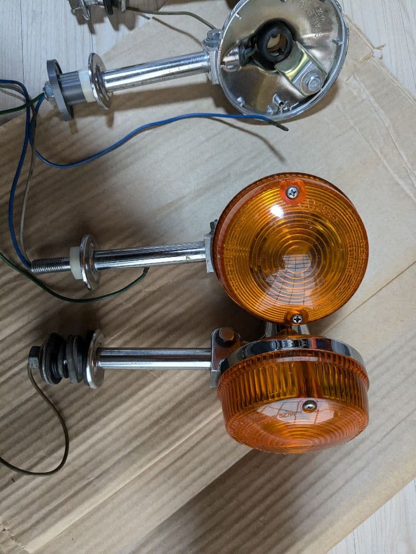 当時物　Z1 Z2 KZ1000 KZ650 ザッパー丸型ウィンカー 4個セット