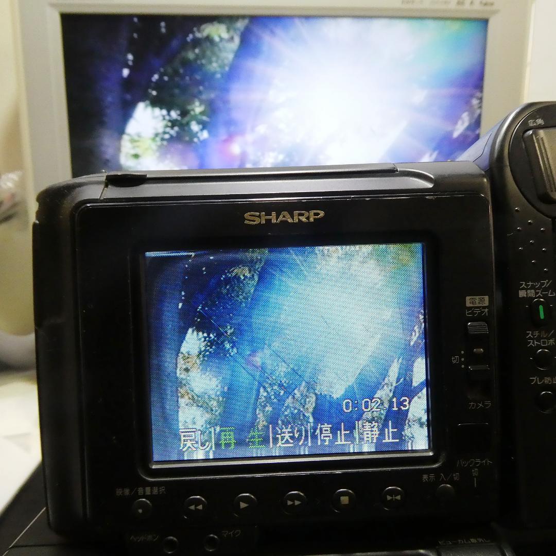 動作良好　Video.Hi8 シャープVL-HL3 8ミリビデオカメラDVD化に