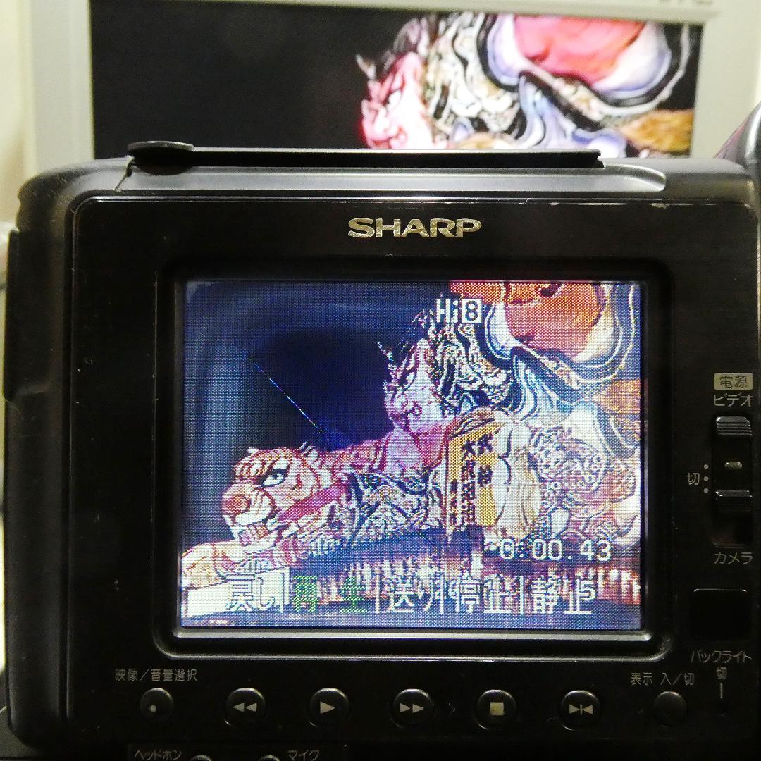 動作良好　Video.Hi8 シャープVL-HL3 8ミリビデオカメラDVD化に