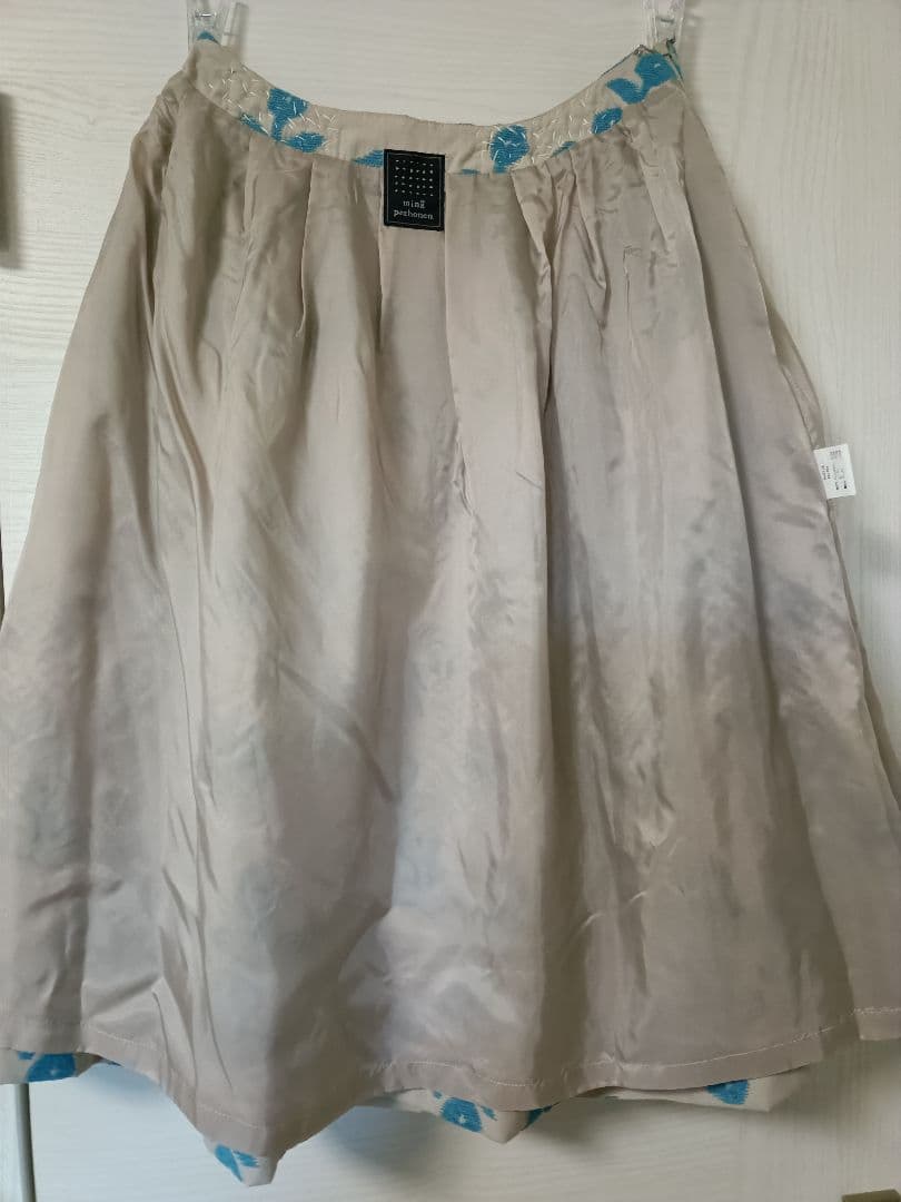 未使用　ミナペルホネン　garden　スカート　素人長期保管品