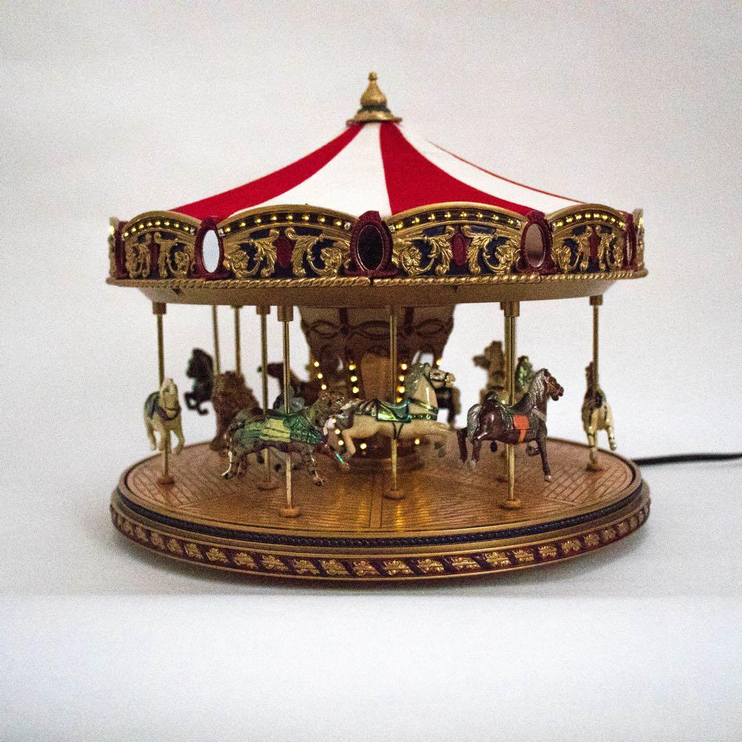 [匿名配送]ミスタークリスマス ゴールドラベル メリーゴーランド オルゴール