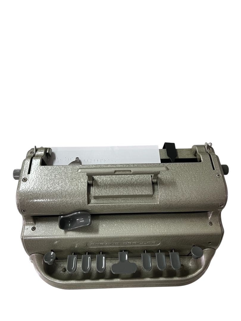 点字タイプライター　パーキンスブレーラー