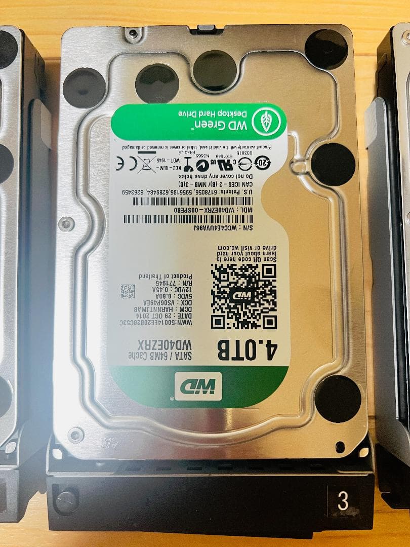 Linkstation LS-QVL5FD 4TB×4=16TB構成