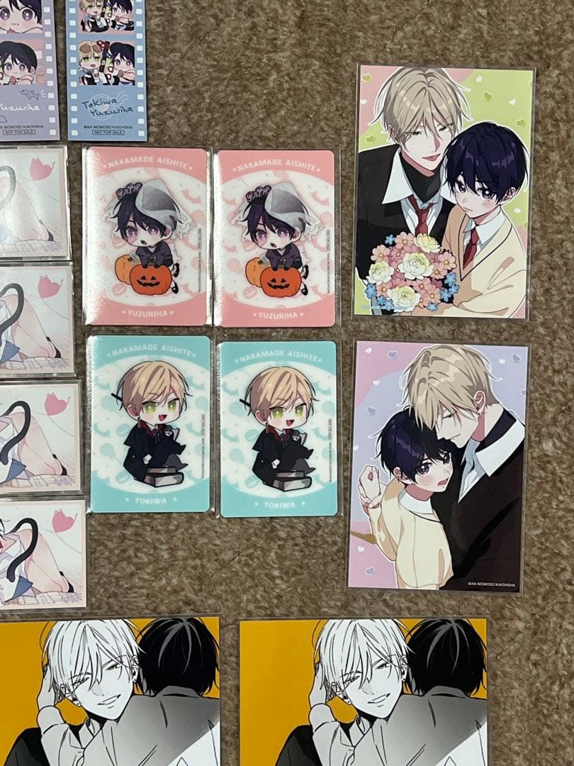 ナカまであいして　楪郁巳　常盤蒼司 猫楪　アニメバコ　カード　ブロマイド