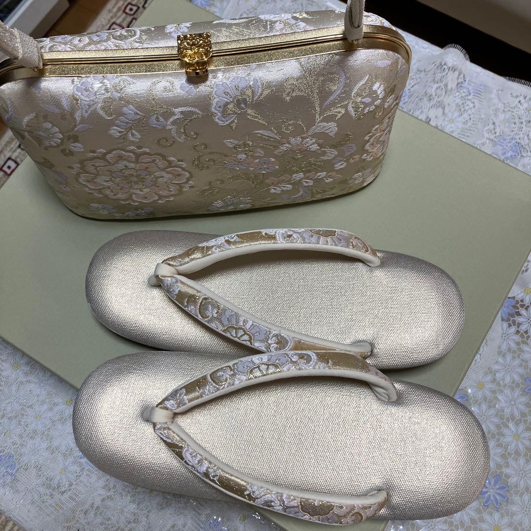 ももんが　Kisste（キステ）オリジナル 草履バッグセット　外反母趾対応