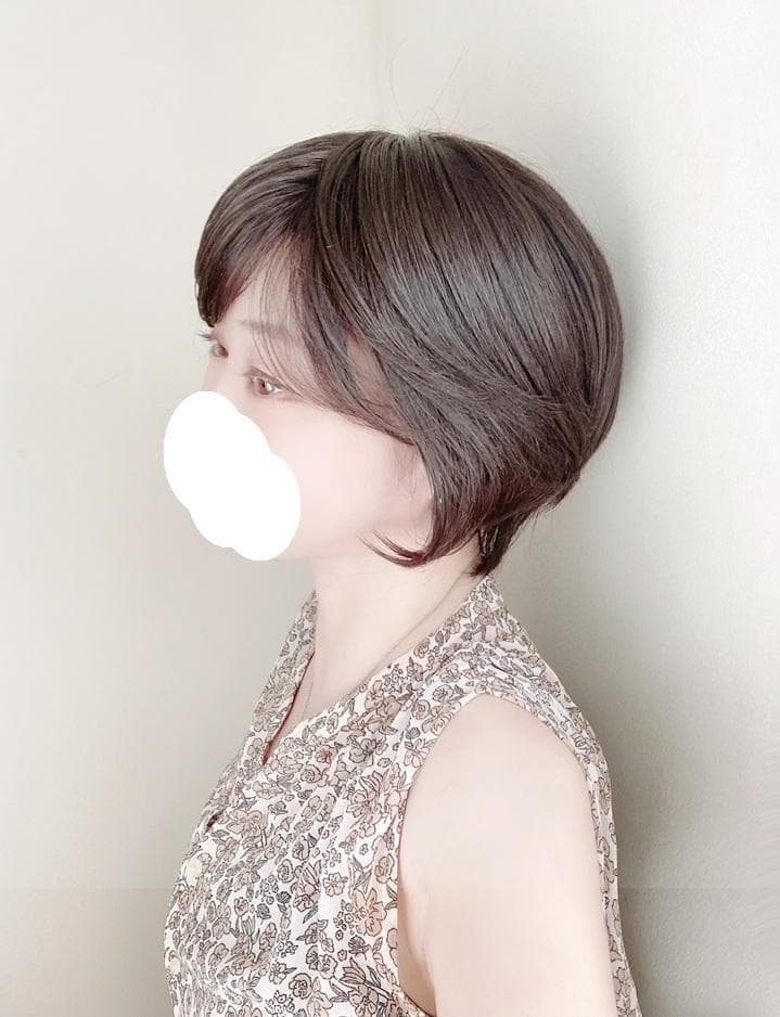 じゅん　マリブ　人毛MIX　医療用ウィッグ 　レイヤーショートボブ