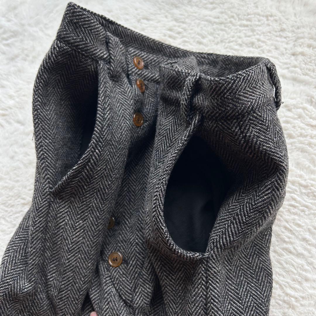 極美品✨ヴィヴィアンウエストウッドマン サルエルパンツ ヘリンボーン グレー S
