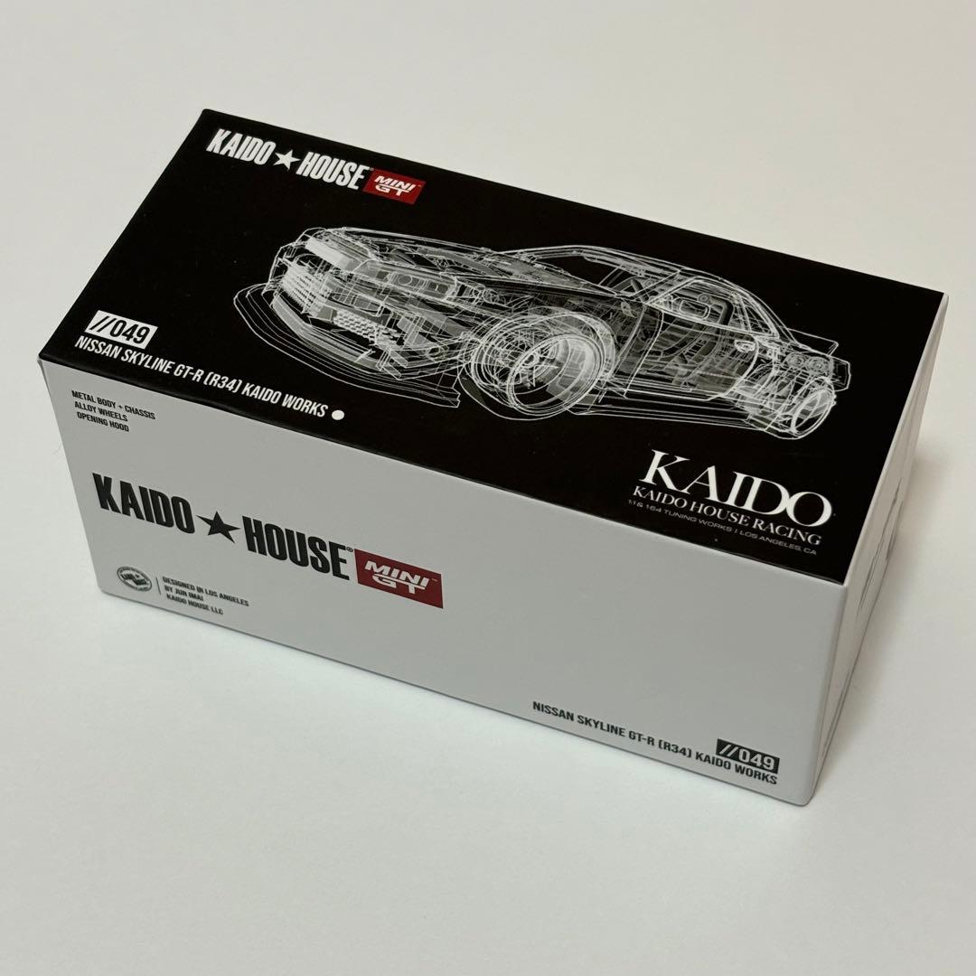 ミニカー KAIDO HOUSE Nissan Skyline GT-R (R34)