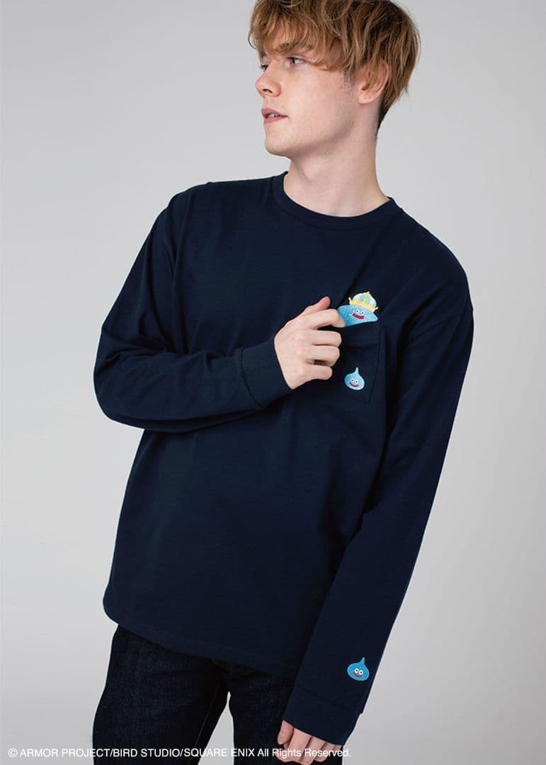 グラニフ ドラゴンクエスト ホイミスライム トートバッグ 長袖 XLサイズ