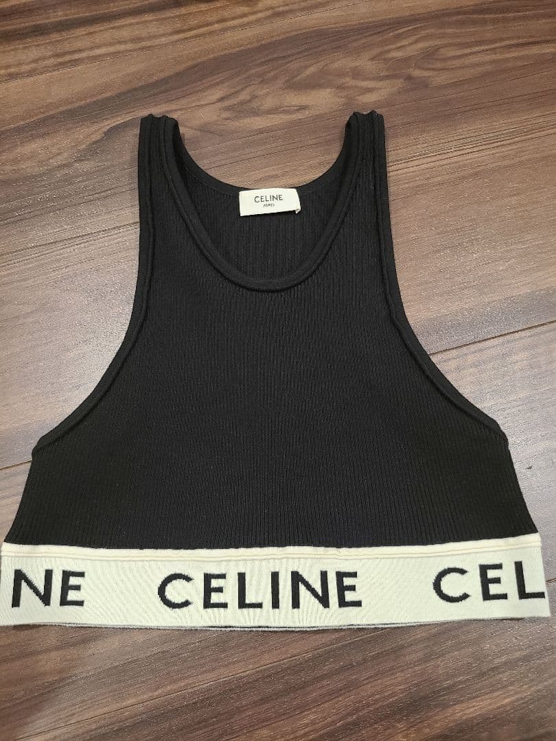 本日中rio様 正規品　CELINE セリーヌ タンクトップ ブラック