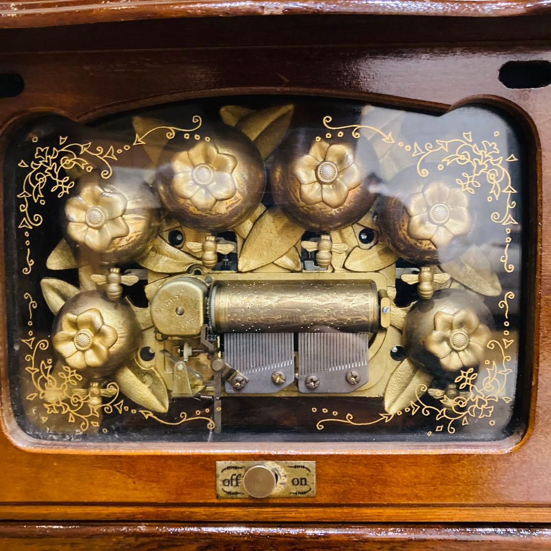 動作確認済　サンキョー　オルゴール　ジュエリーボックス　青きドナウ　アンティーク