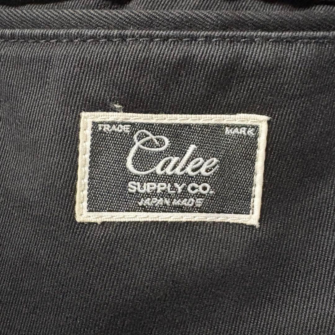 CALEE キャリー ワイドチノトラウザー ルードアメカジバイカー 黒 L