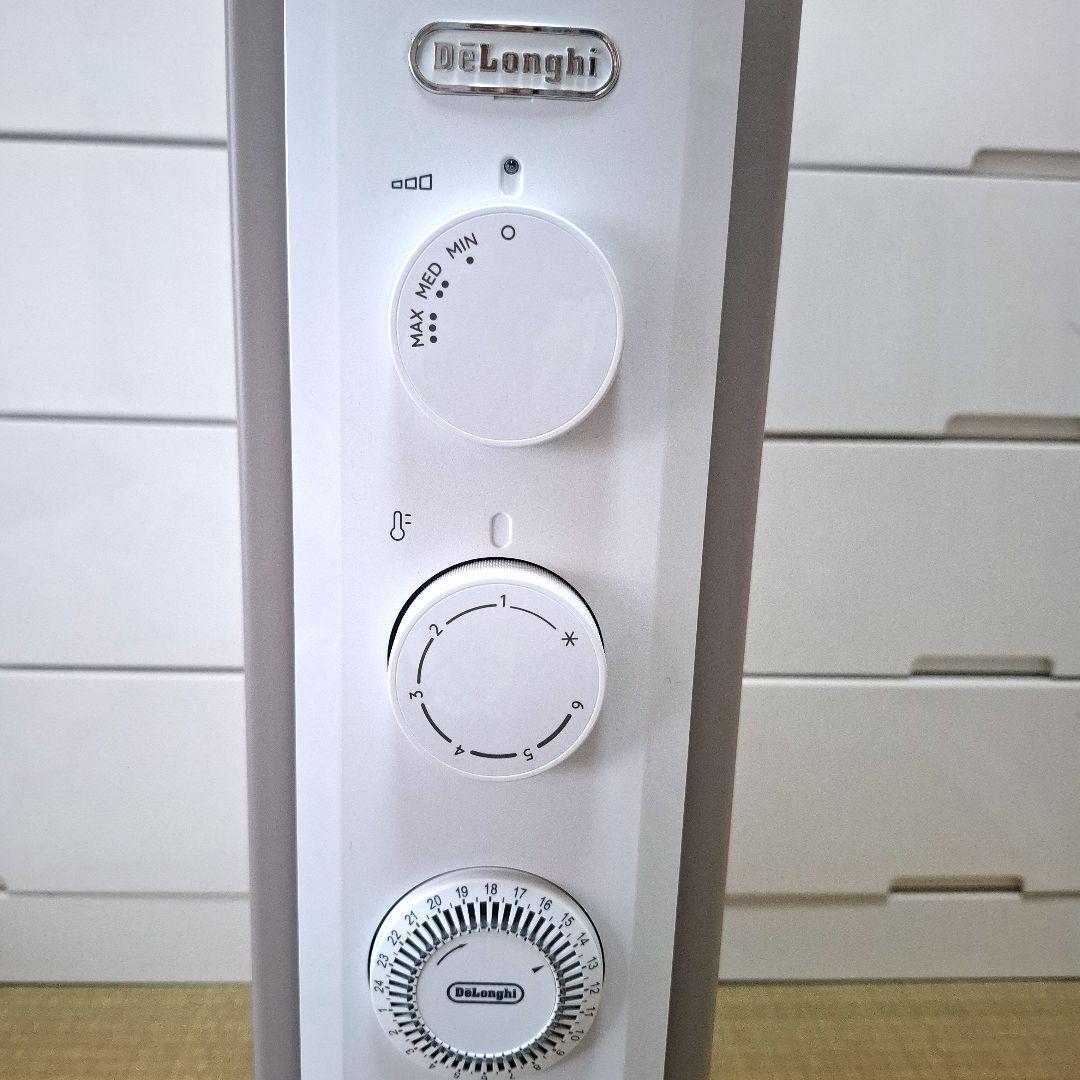 DeLonghi オイルヒーター ホワイト・グレー