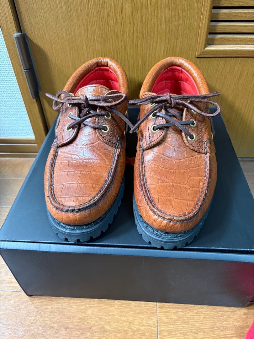 靴 supreme timberland 3eye classic lug