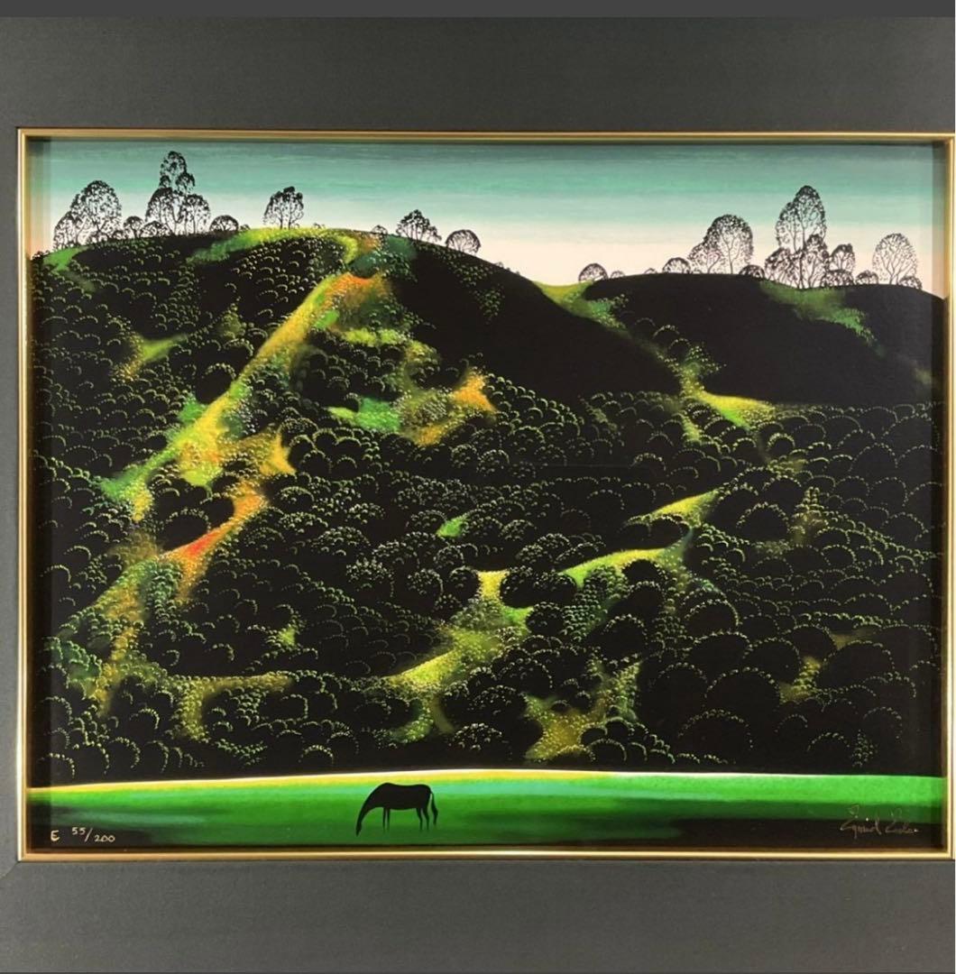 真作 アイベンロール アール Eyvind Earle 『ソリチュード』限定