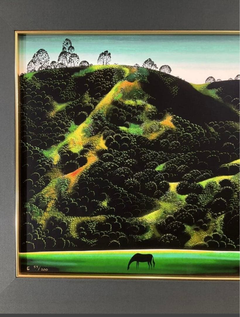 真作 アイベンロール アール Eyvind Earle 『ソリチュード』限定