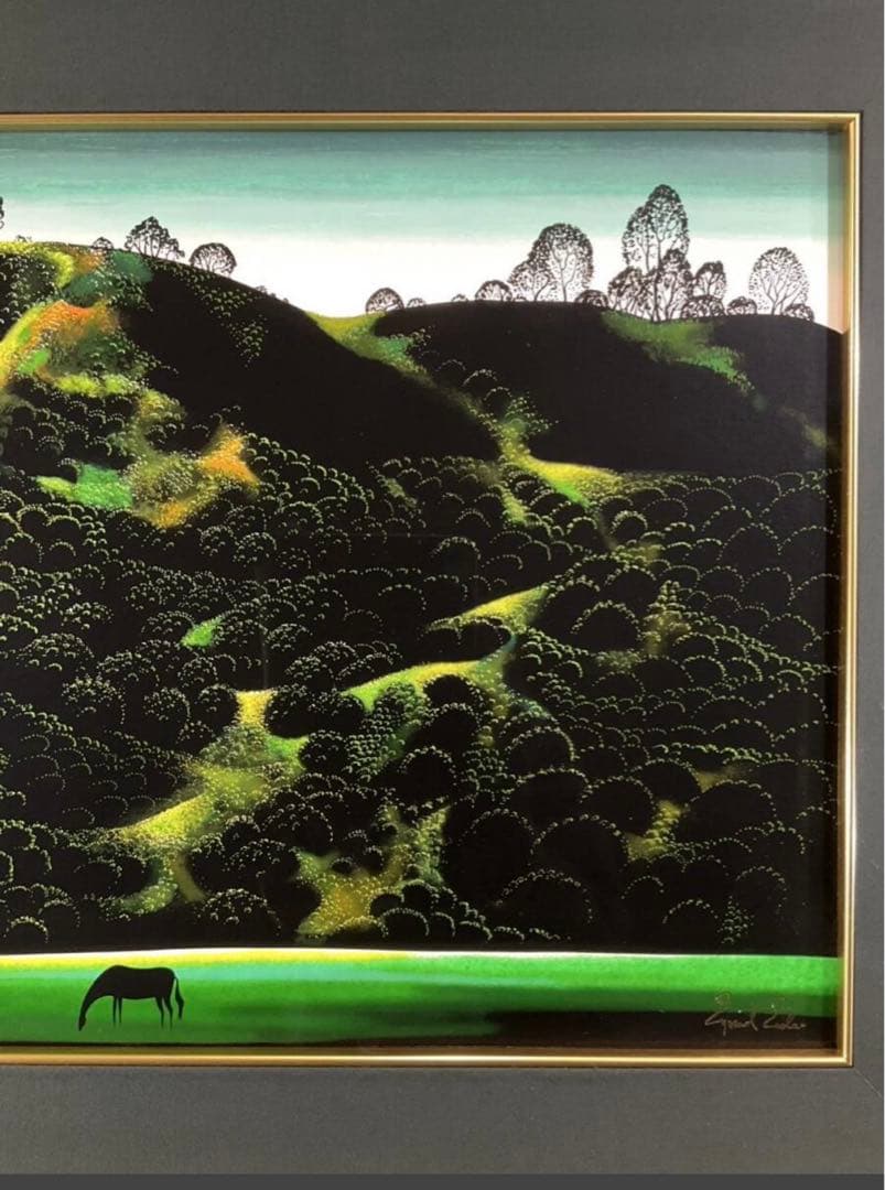 真作 アイベンロール アール Eyvind Earle 『ソリチュード』限定