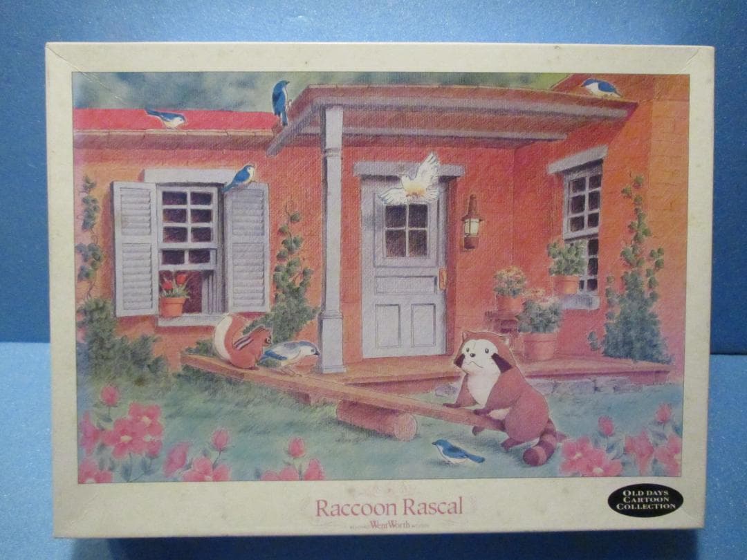 年代物◎あらいぐまラスカルジグソーパズル◎シーソーRaccoonRascal