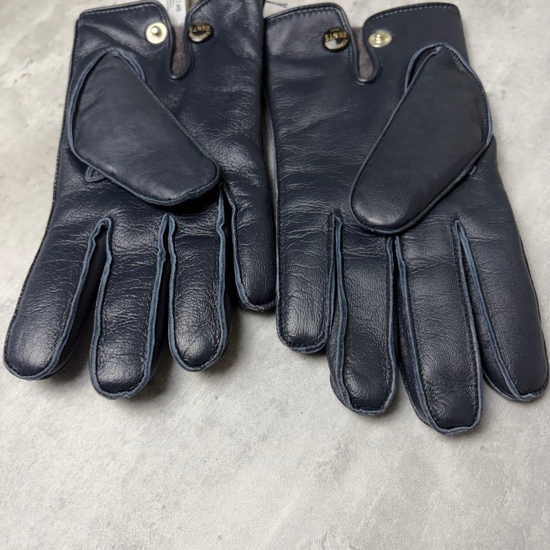 新品未使用 イングランド製 DENTS デンツ ラビットファー レザーグローブ