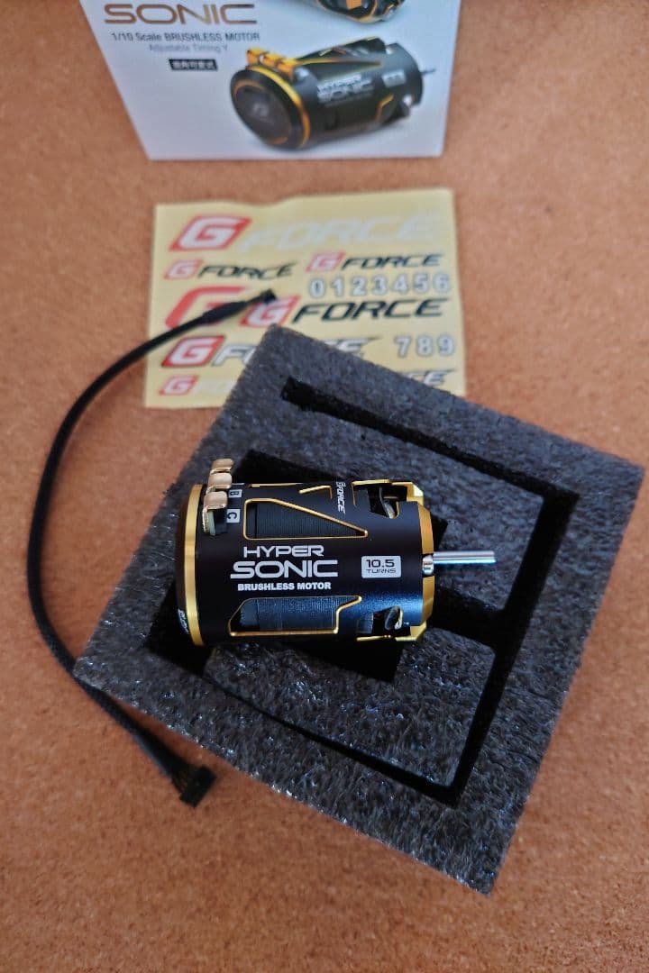 専用　G-FORCE HYPER SONIC ブラシレスモーター10.5T